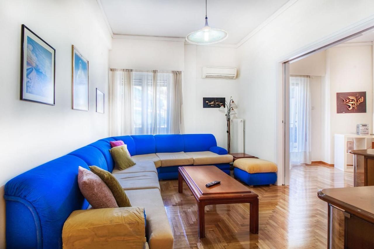 Spacious Flat Near Ampelokipoi Metro Station Atenas Exterior foto